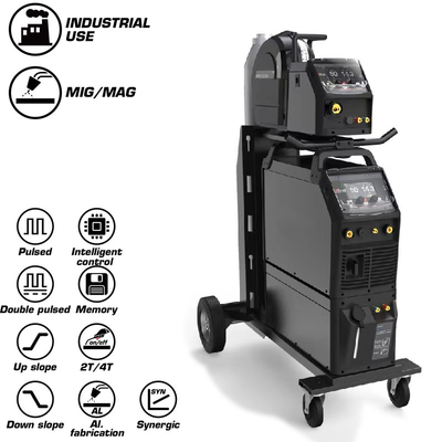 Gowellde MIG280P Pulse MIG Welder 50Hz 3Phase 415V with CO2 Mig Welding Machine